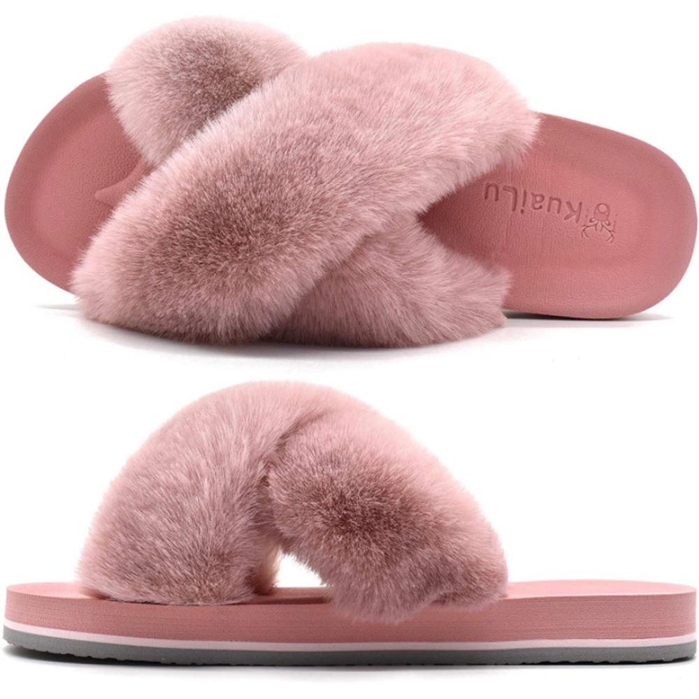 Fuzzy slippers